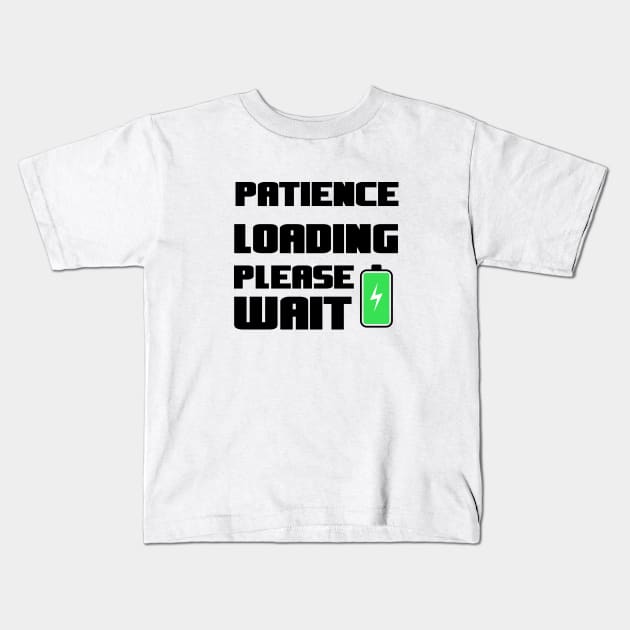 patience Kids T-Shirt by 101univer.s